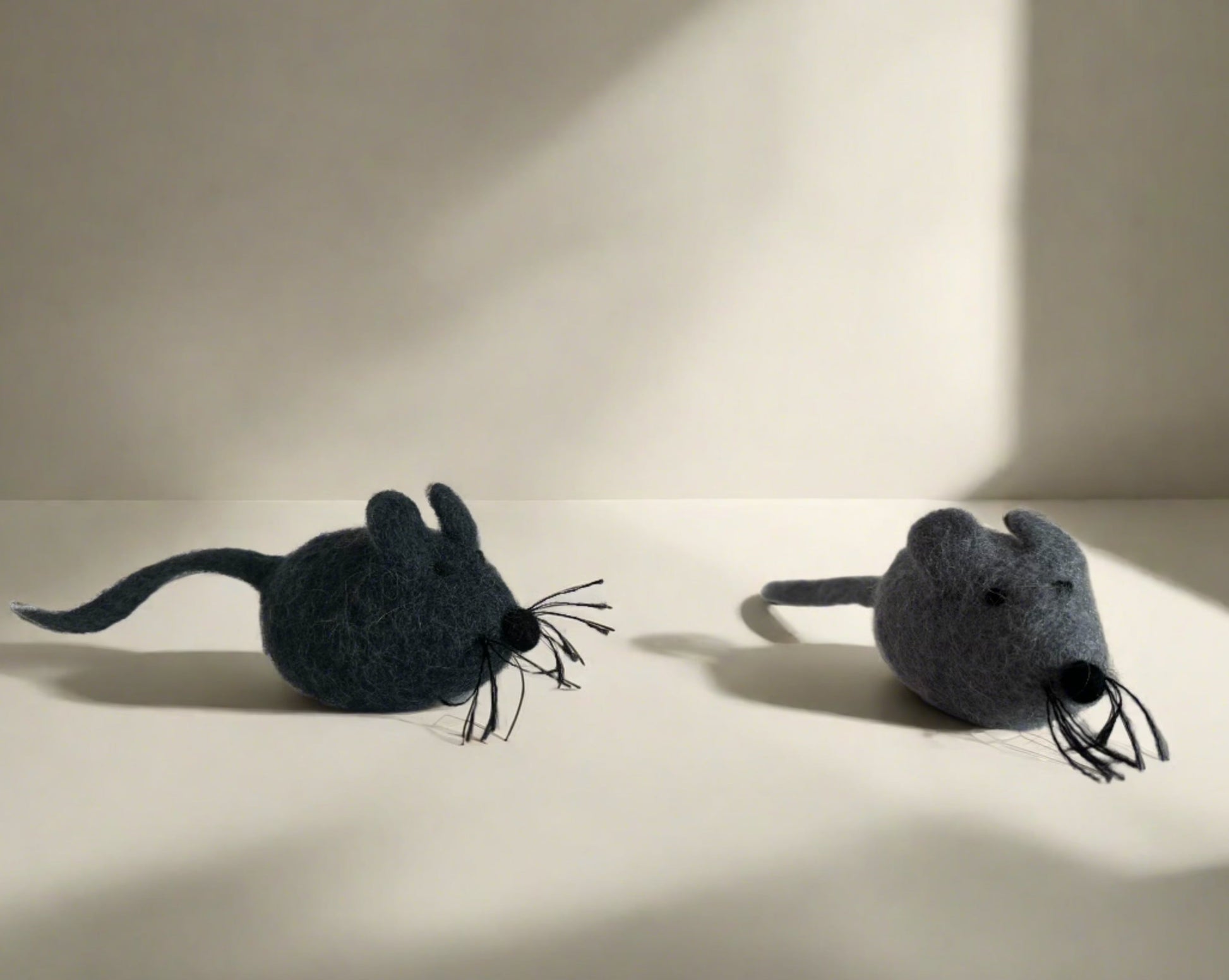 100% New Zealand Natural Wool. Non-Toxic. No Plastics. Recyclable. Compostable. Toy Mice. Sustainable Cat Products Australia. Eco-Friendly.
